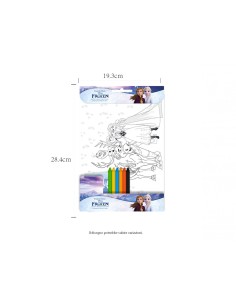 Frozen set per colorare con 6 colori EOLFR0932 CR Group | Futurartshop.com