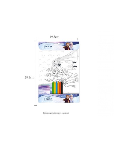 Frozen set per colorare con 6 colori EOLFR0932 CR Group | Futurartshop.com