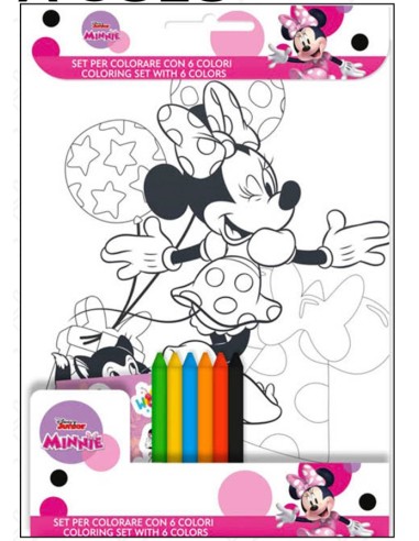 Disney Minnie Set da colorare con 6 colori EOLMIN0932 CR Group | Futurartshop.com