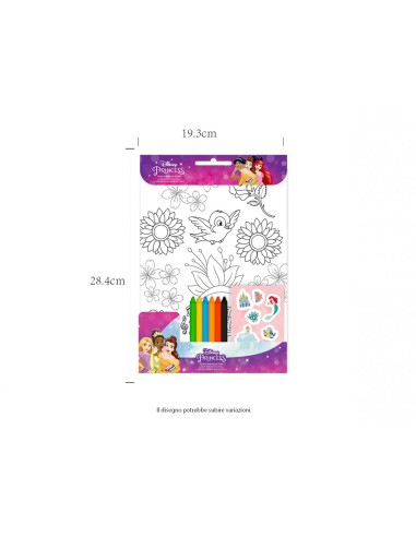 Disney Princess Coloring Set with 6 Crayons – Bendon EOLPR0932 CR Group | Futurartshop.com