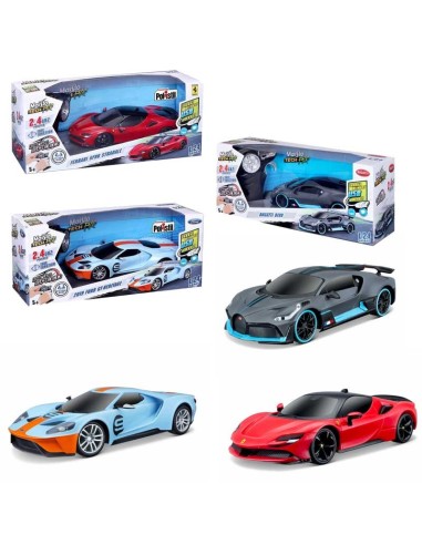 Premium Remote Control Street Cars – 1:24 Scale, 2.4GHz, Assorted Models & Colors BUR82330 Burago | Futurartshop.com