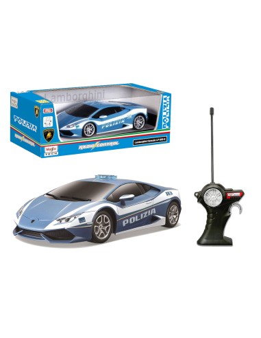 Auto Radiocomandata Lamborghini Huracan Polizia - Scala 1:24 BUR81159 Burago | Futurartshop.com