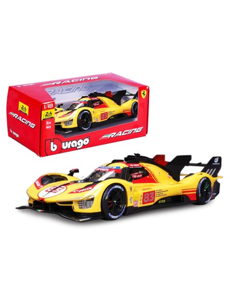 Modellino Ferrari 499P n.83 Le Mans 2024 Hypercar AF Corse Scala 1:18 – Replica da Collezione BUR18-16304 Burago | Futurartsh...
