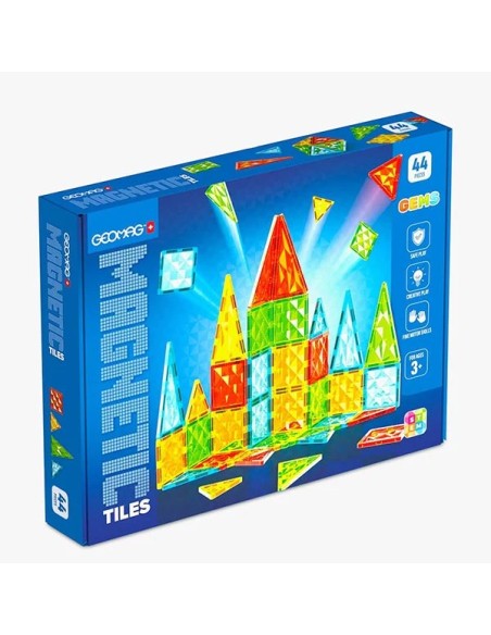 Geomag Magnetic Tiles Gems 44 – Costruzioni Magnetiche Creative BIA4102 Geomag | Futurartshop.com