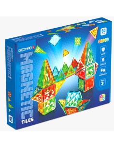 Geomag Magnetic Tiles Gems 60 – Creative Magnetic Constructions NEP4103 Geomag | Futurartshop.com
