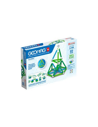 Geomag Classic Green Line 60 – Costruzioni Magnetiche Eco-Friendly BIA272 Geomag | Futurartshop.com