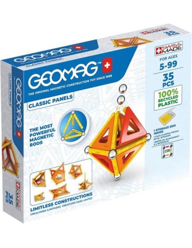 Geomag Classic Panels Green Line 35 – Eco Magnetic Constructions BIA470 Geomag | Futurartshop.com