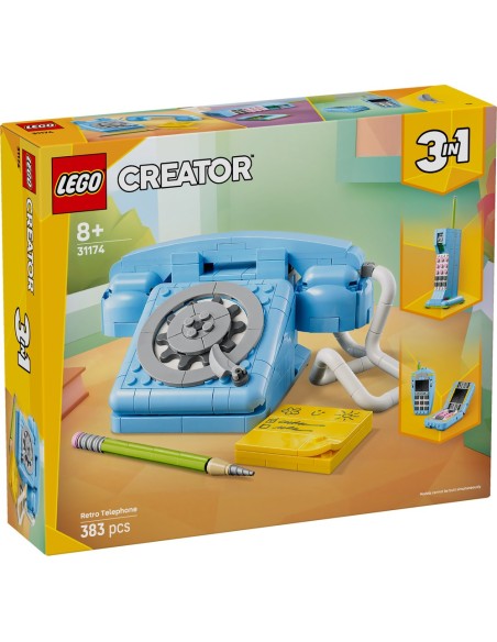 LEGO Creator 31174 – 3 in 1 Telefono Retrò da Costruire LEG6540425 Lego | Futurartshop.com