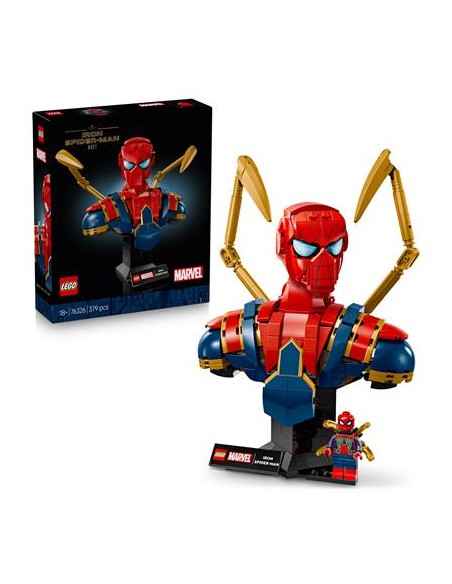 LEGO 76326 Marvel Iron Spider-Man Bust Collectible Set LEG6527618 Lego | Futurartshop.com