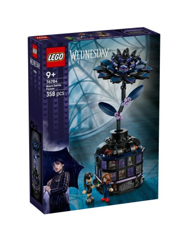 LEGO 76784 Wednesday – Buildable Black Dahlia Flower LEG6526368 Lego | Futurartshop.com
