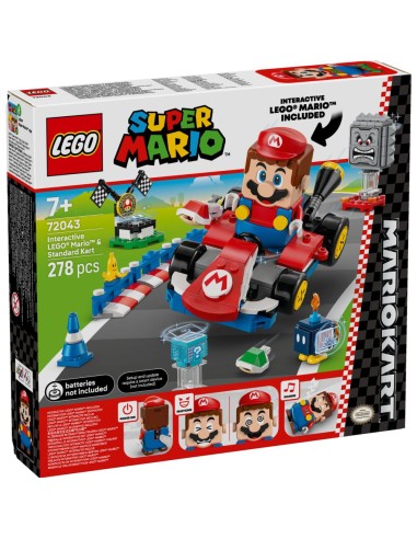 LEGO 72043 Super Mario – Kart Interattivo e Standard LEG6526969 Lego | Futurartshop.com