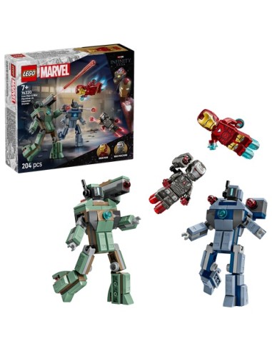 LEGO 76320 Marvel – Iron Man & War Machine vs Drones LEG6527606 Lego | Futurartshop.com
