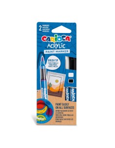 Carioca 2 Marcatori Acrilici per Decorazioni e Hobby CAR45283 Carioca | Futurartshop.com