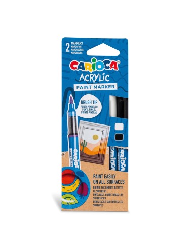 Carioca 2 Marcatori Acrilici per Decorazioni e Hobby CAR45283 Carioca | Futurartshop.com