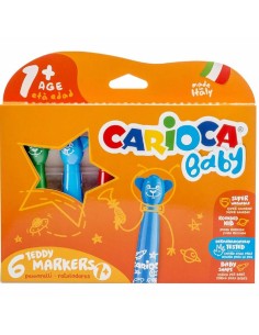 Carioca 6 Pennarelli Baby Punta Rotonda Super Lavabili ARV42815 Carioca | Futurartshop.com
