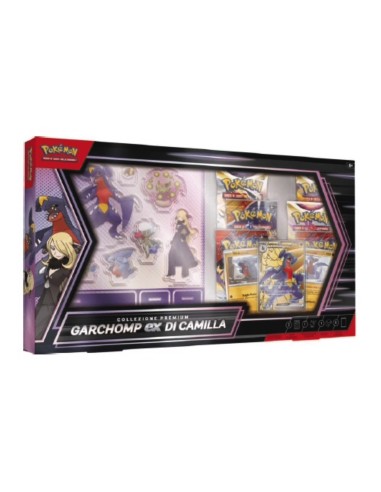 Pokémon Collezione Garchomp‑EX di Camilla – Premium Box ITA GAMPK10427 The Pokémon Company | Futurartshop.com
