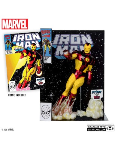 Marvel Collection Iron Man 1:6 PVC Statue – Comic Cover 256 COS105988 McFarlane Toys | Futurartshop.com