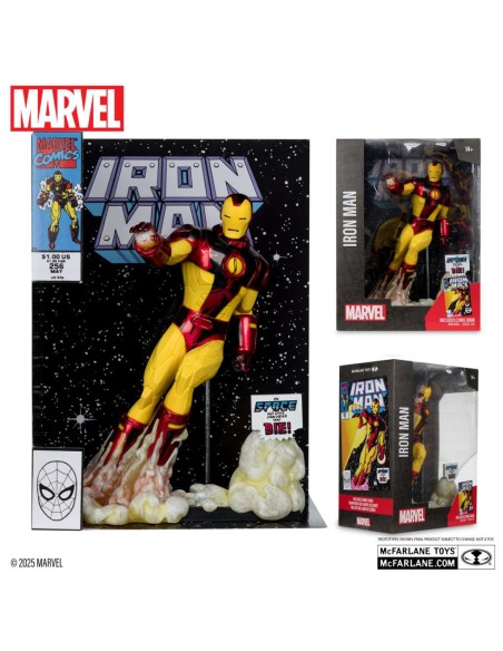 Marvel Collection Iron Man 1:6 PVC Statue – Comic Cover 256 COS105988 McFarlane Toys | Futurartshop.com