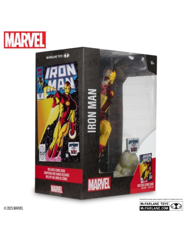 Marvel Collection Iron Man Statua 1:6 PVC da Fumetto 256 COS105988 McFarlane Toys | Futurartshop.com
