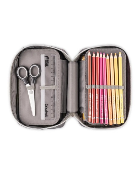 Geolier Astuccio 1 Zip Completo Nero – Scuola e Ufficio LAGGLR00036-1 Colourbook | Futurartshop.com