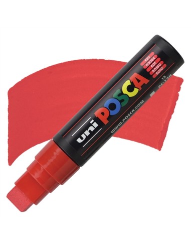UniPosca PC‑17K Rosso – Pennarello Extra‑Large 15 mm LAG6404325 Osama | Futurartshop.com