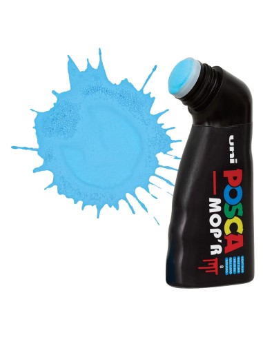 UniPosca MOP‑R Light Blue – 19 mm Mop Broad Tip Marker LAG28421 Osama | Futurartshop.com