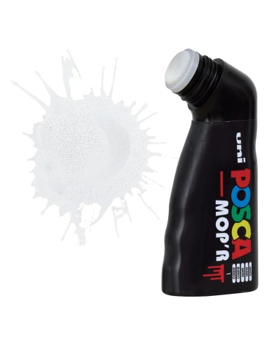 Uni Posca MOP‑R Light White – 19 mm Mop Broad Tip Marker LAG28418 Osama | Futurartshop.com