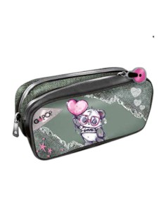 Go Pop Maxi Pencil Case – 2 Zip Panda “2 Panderful” Design GIOGG9X8510 Giochi Preziosi | Futurartshop.com