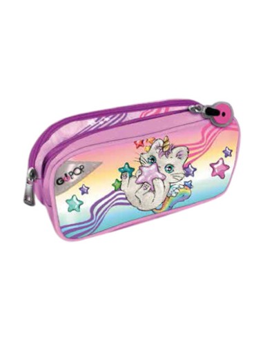 Go Pop Maxi Pencil Case – 2 Compartments Meowcorn Cat Design GIOGG9X8610 Giochi Preziosi | Futurartshop.com