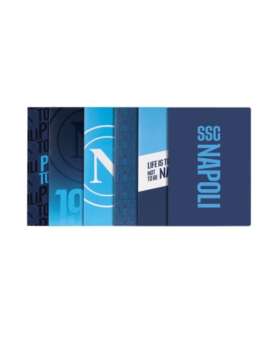 SSC Napoli Quadernone Rigo B – Scuola e Ufficio LAGSSCN25007 Colourbook | Futurartshop.com