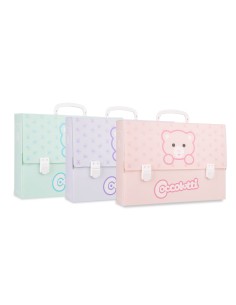 Coccolotti Valigetta Polionda Dorso 8 cm – 3 Colori Assortiti LAGCLT00019 Colourbook | Futurartshop.com