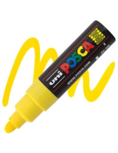 Uni Posca PC‑5M Giallo – Pennarello Punta Larga 4,5‑5,5 mm LAG6613033 Osama | Futurartshop.com