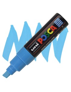 Uni Posca PC‑8K Azzurro – Pennarello Punta Larga 8 mm LAG6403953 Osama | Futurartshop.com