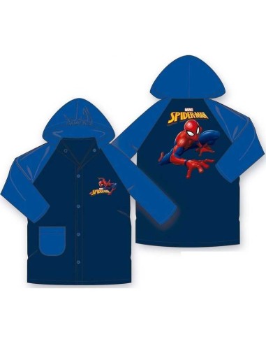Mantellina Impermeabile Spiderman 8 Anni – 128 cm con Cappuccio VYASPI23-1843/8A Futurart | Futurartshop.com
