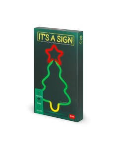 Legami Neon Effect LED Christmas Tree – “It’s a Sign” LEGNEL0001 Legami Milano | Futurartshop.com
