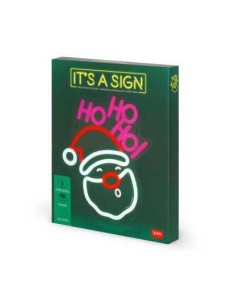 Legami Neon LED Santa Lamp – “It’s a Sign” USB Table Decor LEGNEL0002 Legami Milano | Futurartshop.com