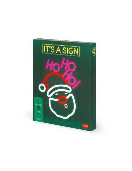 Legami Neon LED Santa Lamp – “It’s a Sign” USB Table Decor LEGNEL0002 Legami Milano | Futurartshop.com
