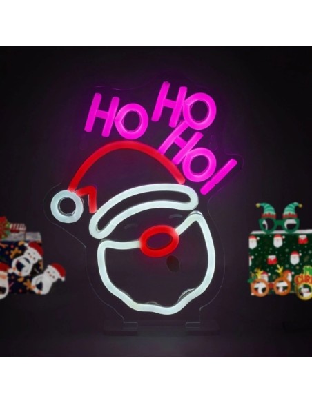 Legami Neon LED Santa Lamp – “It’s a Sign” USB Table Decor LEGNEL0002 Legami Milano | Futurartshop.com