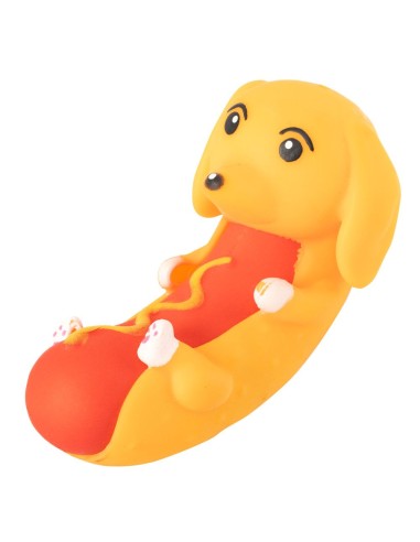 Squeezy Hot Dog Sensory Toy – 6×6×13 cm Stress Relief Gadget KEYNV808 KeyCraft | Futurartshop.com