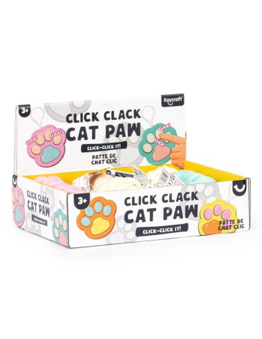 Click Clack Paw – Giocattolo Fidget Palmare Antistress Zampa KEYNV803 KeyCraft | Futurartshop.com