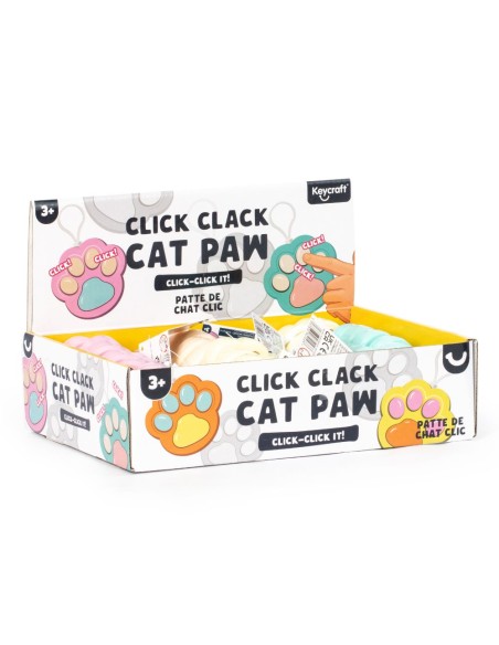 Click Clack Paw Fidget Toy – Pocket Clicker Stress Relief KEYNV803 KeyCraft | Futurartshop.com