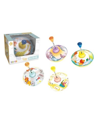 Zero3 Trottola Inscatolata in metallo| Gioco Prima Infanzia Divertente TOY28130 Toys Garden | Futurartshop.com