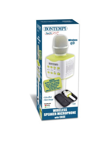 Wireless Speaker Microfono + Custodia | Audio Portatile ICA485120 Bontempi | Futurartshop.com