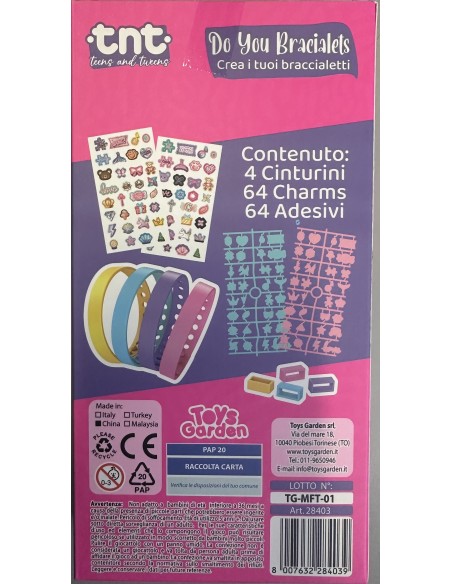 TNT Do Your Bracelets | Create Custom Bracelets Craft Kit TOY28403 Toys Garden | Futurartshop.com