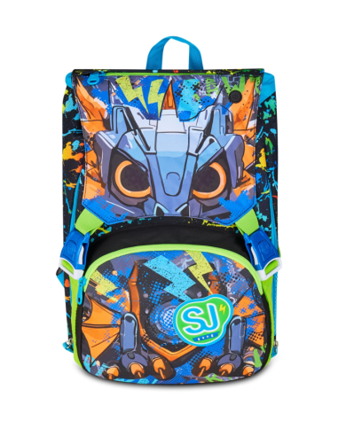Big SJ Gang Led Look Expandable Backpack – School & Style SEV20C202534-899 Seven | Futurartshop.com