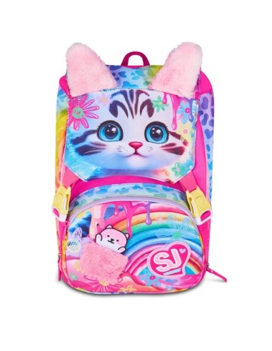 Big SJ Cat & Air Expandable School Backpack SEV20C202537-379 Seven | Futurartshop.com