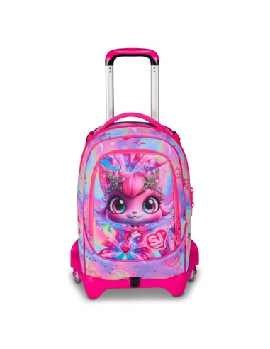 SJ Gang Cat LED 3‑Wheel Jack School Trolley – Stylish & Fun SEV20C202544-382 Seven | Futurartshop.com