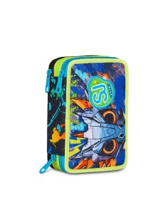 Astuccio 3 Zip SJ Gang Led Look – Portapastelli Scuola SEV30C202536-899 Seven | Futurartshop.com