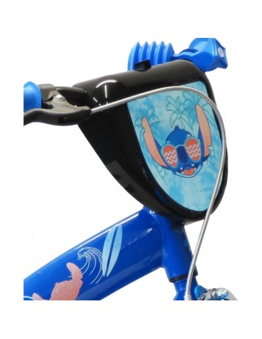 Bici 12″ Stitch Blu – Bicicletta Bambini Tema Disney ALB31282 Gabbiano | Futurartshop.com