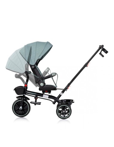 Triciclo Maxs Sport 360 Basil – Metallo & Ruota Rotante 360° CHITRKMS02504BA Chipolino | Futurartshop.com
